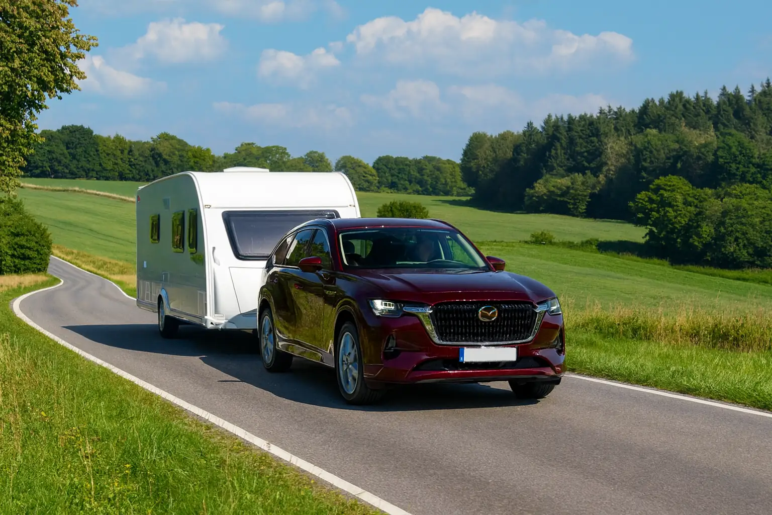 CampLife Test-Tour 2025: Mazda bringt CX-60 und CX-80 als starke Zugfahrzeuge