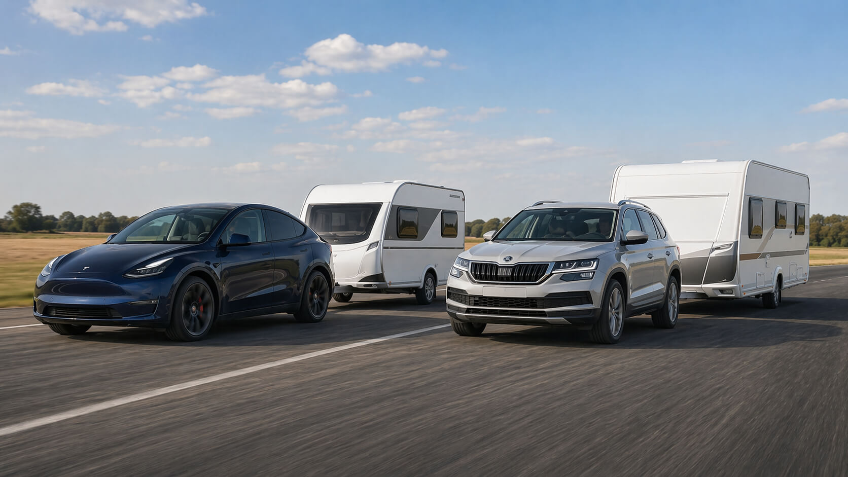 Strom vs. DIESEL - Wohnwagentest